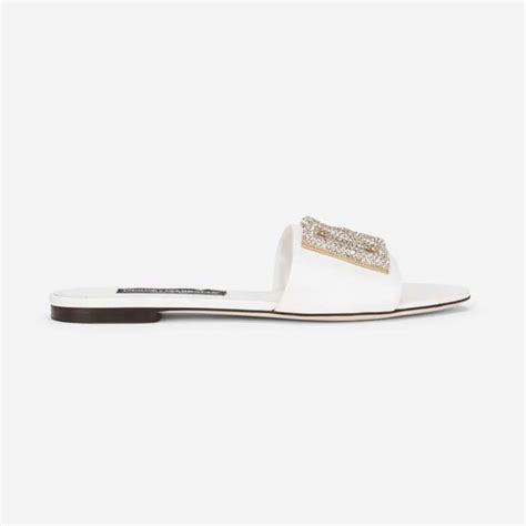 dolce gabbana slideshare|calfskin slides with dg logo.